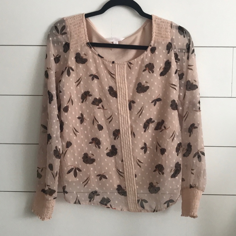 🖤 Pink Floral Lauren Conrad Top